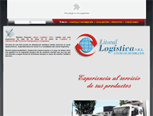 Tablet Screenshot of litorallogisticasrl.com